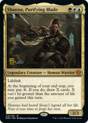 Image for Shanna, Purifying Blade (218) [Prerelease Cards]