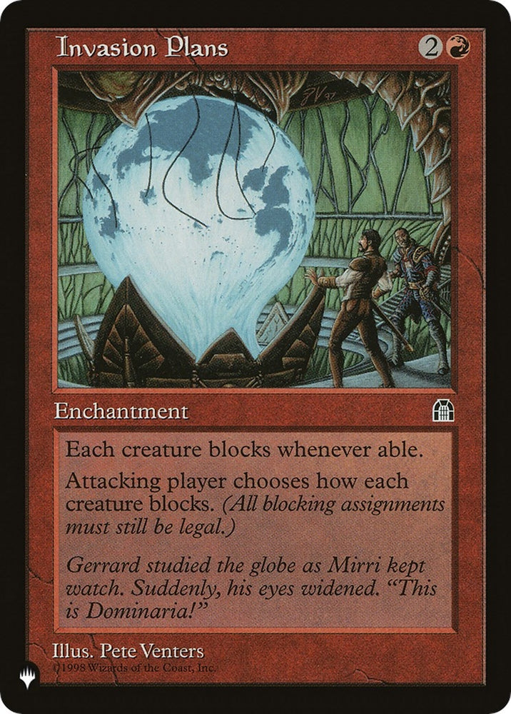Image for Invasion Plans [The List Reprints]