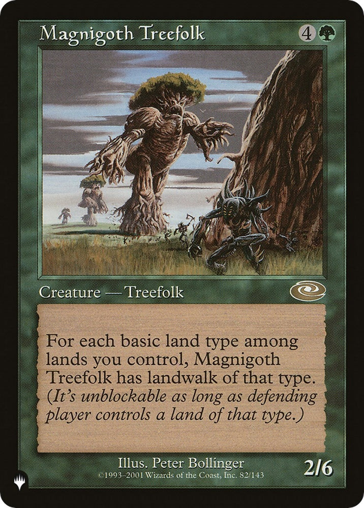 Image for Magnigoth Treefolk (82) [The List Reprints]