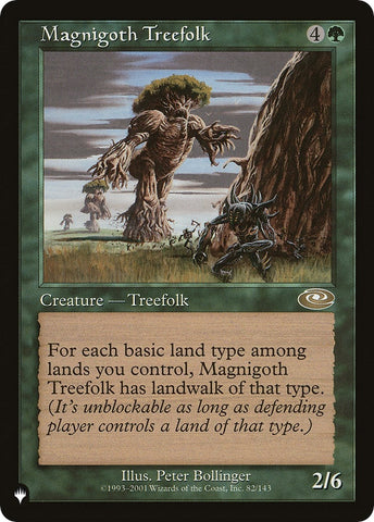 Image for Magnigoth Treefolk (82) [The List Reprints]