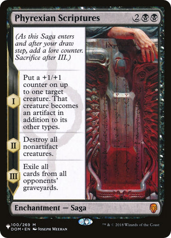 Image for Phyrexian Scriptures (100) [The List Reprints]