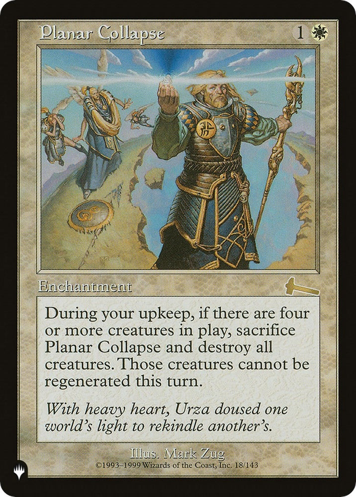 Image for Planar Collapse (18) [The List Reprints]