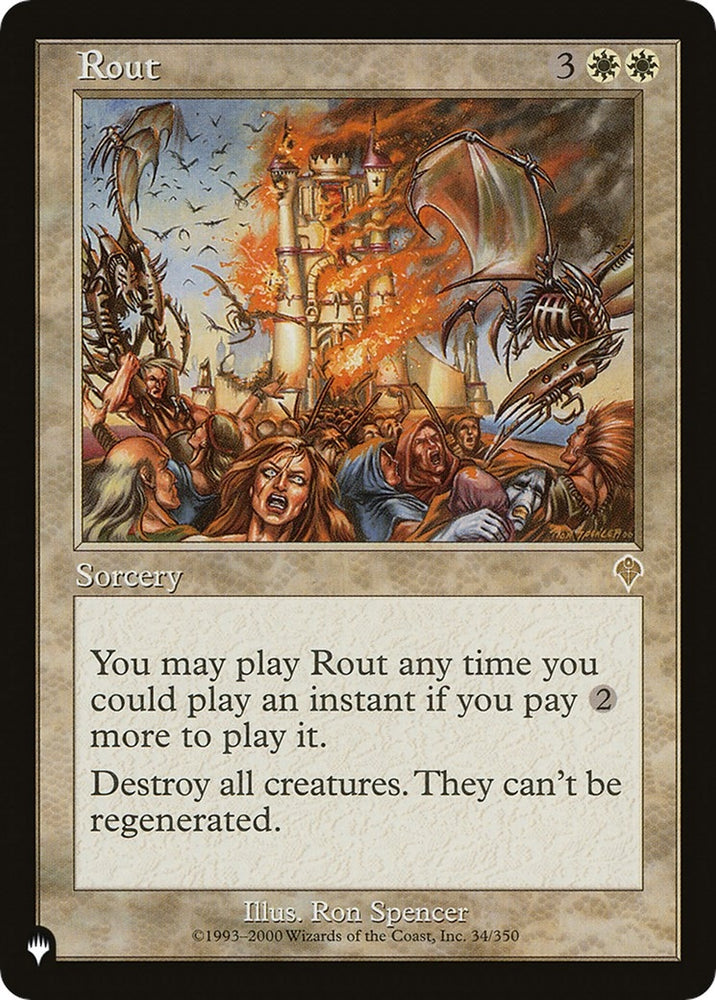 Image for Rout (INV) (34) [The List Reprints]