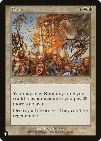 Image for Rout (INV) (34) [The List Reprints]