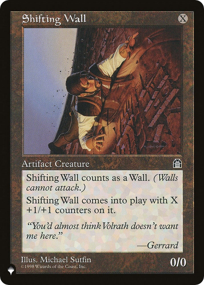 Image for Shifting Wall [The List Reprints]