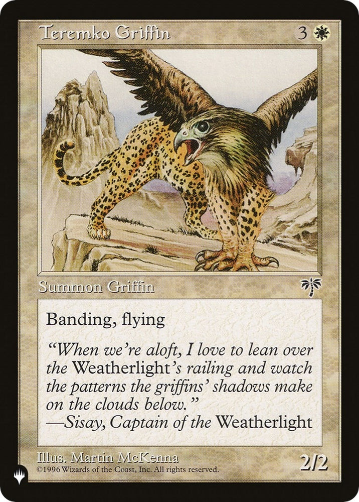 Image for Teremko Griffin [The List Reprints]