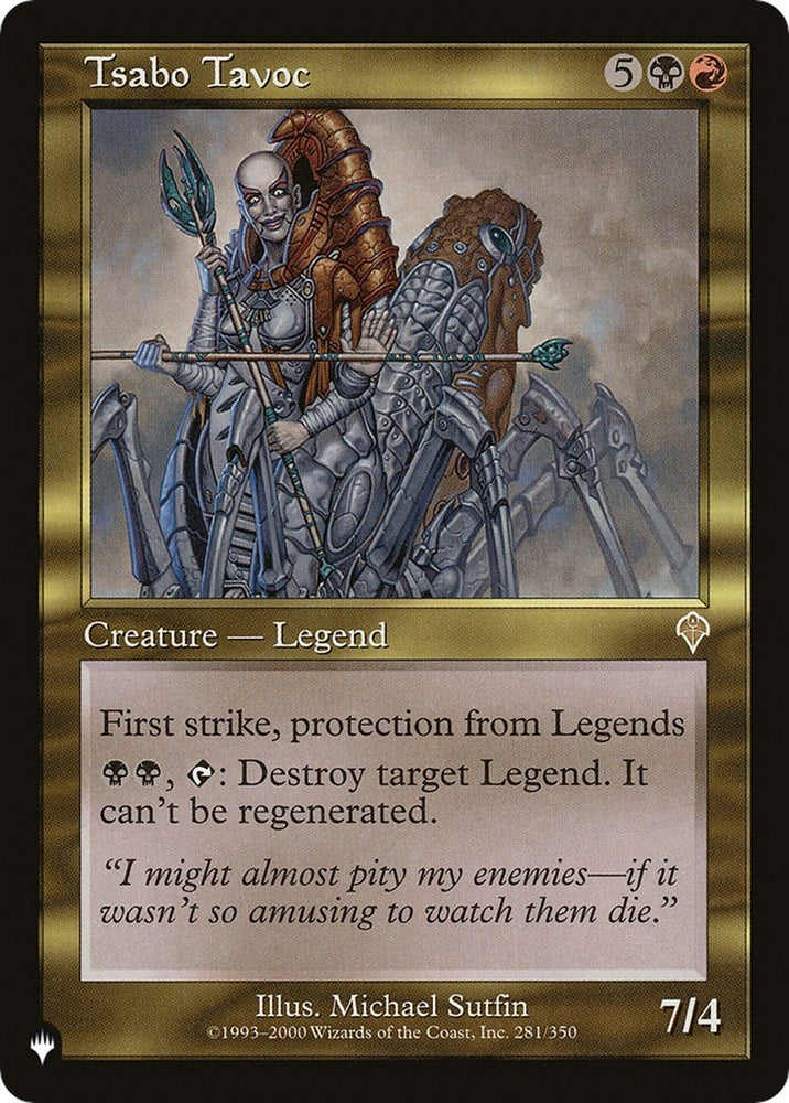 Image for Tsabo Tavoc (281) [The List Reprints]