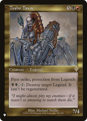 Image for Tsabo Tavoc (281) [The List Reprints]