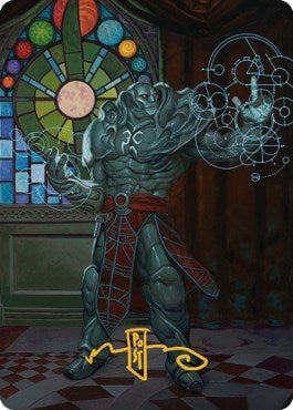 Image for Karn, Living Legacy Art Card (2/81) (Gold-Stamped Signature) (2) [Art Series: Dominaria United]