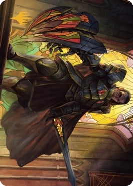 Image for Benalish Sleeper Art Card (Gold-Stamped Signature) (4) [Art Series: Dominaria United]