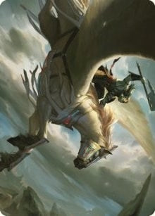 Image for Cleaving Skyrider Art Card (5) [Art Series: Dominaria United]