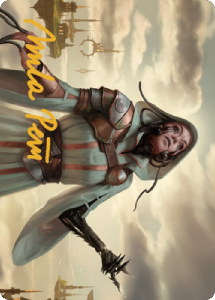 Image for Phyrexian Missionary Art Card (Gold-Stamped Signature) (11) [Art Series: Dominaria United]