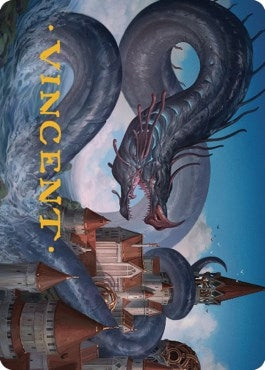 Image for Tolarian Terror Art Card (Gold-Stamped Signature) (18) [Art Series: Dominaria United]