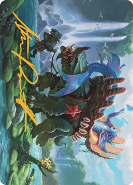 Image for Vodalian Mindsinger Art Card (Gold-Stamped Signature) (21) [Art Series: Dominaria United]