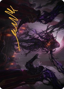 Image for Braids, Arisen Nightmare Art Card (23/81) (Gold-Stamped Signature) (23) [Art Series: Dominaria United]