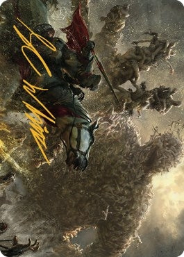 Image for Writhing Necromass Art Card (Gold-Stamped Signature) (27) [Art Series: Dominaria United]
