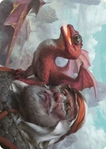 Image for Dragon Whelp Art Card (29) [Art Series: Dominaria United]