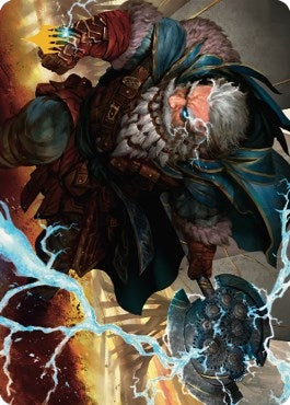 Image for Electrostatic Infantry Art Card (Gold-Stamped Signature) (30) [Art Series: Dominaria United]