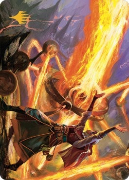 Image for Ghitu Amplifier Art Card (Gold-Stamped Signature) (32) [Art Series: Dominaria United]