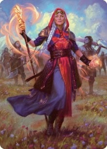 Image for Jaya, Fiery Negotiator Art Card (34/81) (34) [Art Series: Dominaria United]