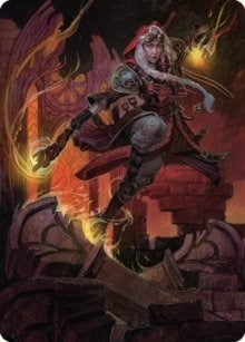 Image for Jaya, Fiery Negotiator Art Card (35/81) (35) [Art Series: Dominaria United]