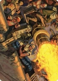 Image for Mana Cannons Art Card (36) [Art Series: Dominaria United]