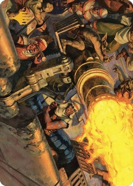Image for Mana Cannons Art Card (Gold-Stamped Signature) (36) [Art Series: Dominaria United]