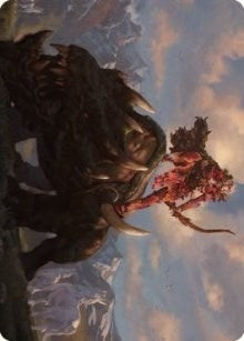 Image for Meria's Outrider Art Card (37) [Art Series: Dominaria United]