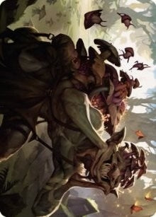 Image for Sprouting Goblin Art Card (38) [Art Series: Dominaria United]