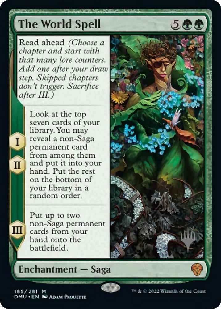 Image for The World Spell (189) [Promo Pack: Dominaria United]