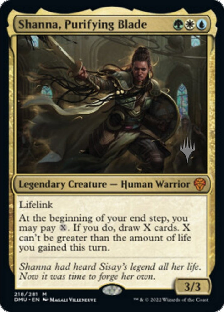 Image for Shanna, Purifying Blade (218) [Promo Pack: Dominaria United]