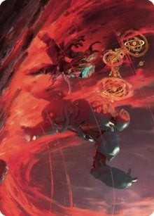 Image for Twinferno Art Card (39) [Art Series: Dominaria United]