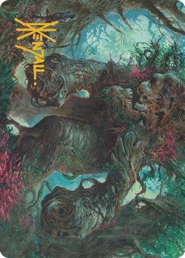Image for Magnigoth Sentry Art Card (Gold-Stamped Signature) (40) [Art Series: Dominaria United]