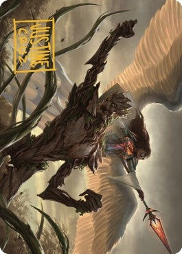 Image for Strength of the Coalition Art Card (Gold-Stamped Signature) (41) [Art Series: Dominaria United]