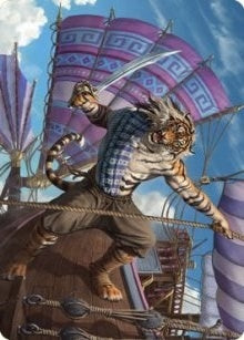Image for Jedit Ojanen, Mercenary Art Card (48) [Art Series: Dominaria United]