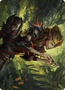 Image for Meria, Scholar of Antiquity Art Card (50) [Art Series: Dominaria United]
