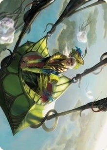 Image for Nael, Avizoa Aeronaut Art Card (51) [Art Series: Dominaria United]
