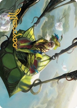 Image for Nael, Avizoa Aeronaut Art Card (Gold-Stamped Signature) (51) [Art Series: Dominaria United]