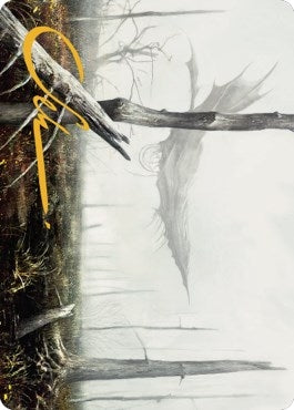 Image for Swamp Art Card (Gold-Stamped Signature) (64) [Art Series: Dominaria United]