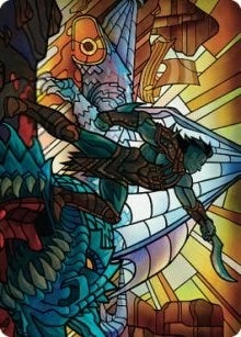 Image for Astor, Bearer of Blades Art Card (68) [Art Series: Dominaria United]