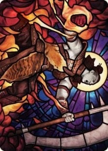 Image for Garna, Bloodfist of Keld Art Card (71) [Art Series: Dominaria United]
