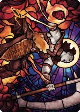 Image for Garna, Bloodfist of Keld Art Card (Gold-Stamped Signature) (71) [Art Series: Dominaria United]