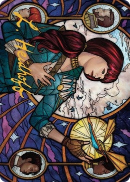 Image for Jhoira, Ageless Innovator Art Card (Gold-Stamped Signature) (73) [Art Series: Dominaria United]