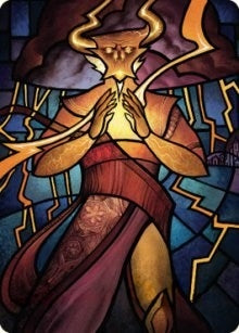 Image for Najal, the Storm Runner Art Card (74) [Art Series: Dominaria United]