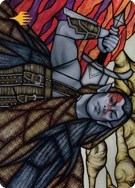 Image for Radha, Coalition Warlord Art Card (Gold-Stamped Signature) (75) [Art Series: Dominaria United]