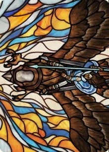 Image for Tura Kennerud, Skyknight Art Card (79) [Art Series: Dominaria United]