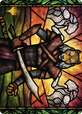 Image for Zar Ojanen, Scion of Efrava Art Card (Gold-Stamped Signature) (80) [Art Series: Dominaria United]