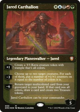 Image for Jared Carthalion (Display Commander) - Thick Stock (50) [Commander: Dominaria United]