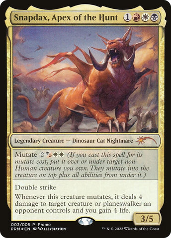 Image for Snapdax, Apex of the Hunt (2022 Lunar New Year Promo) (3) - Magic: The Gathering