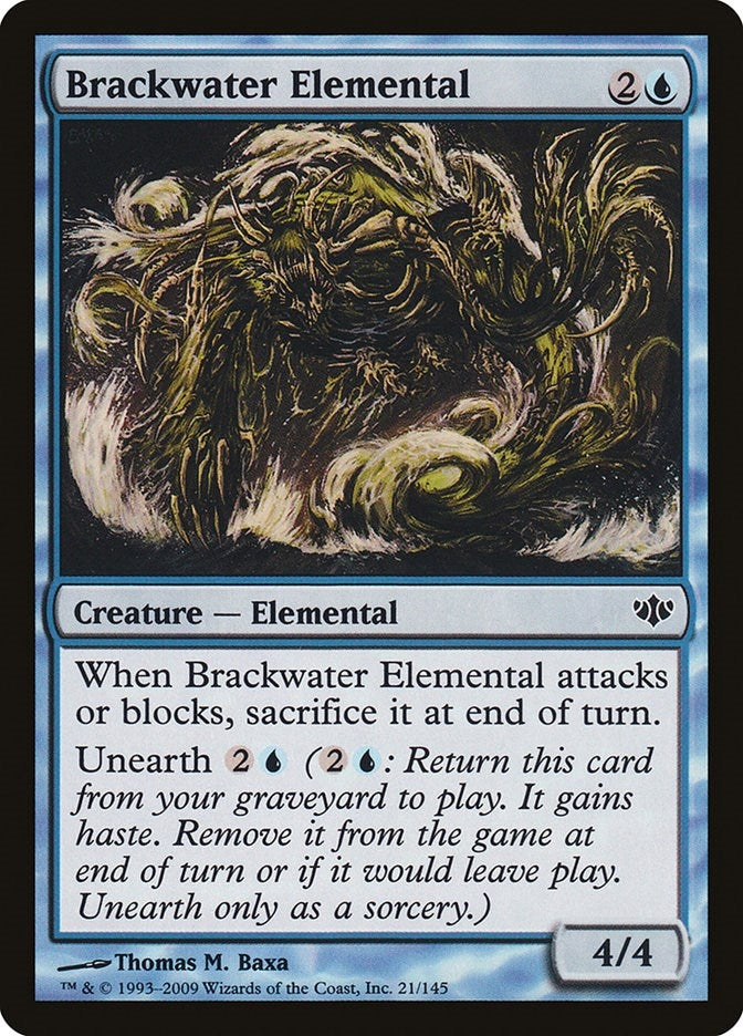Image for Brackwater Elemental (21) [Conflux]
